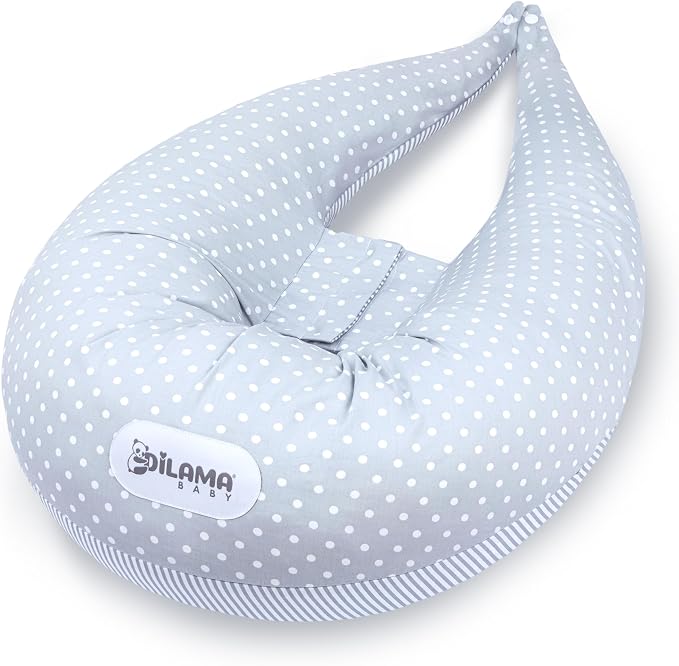 Almohada de embarazo y cojín de lactancia multifuncional Dilamababy