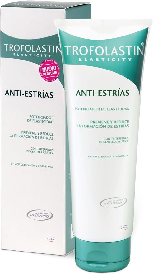 Crema antiestrías Trofolastin con centella asiática de 250 ml para el embarazo