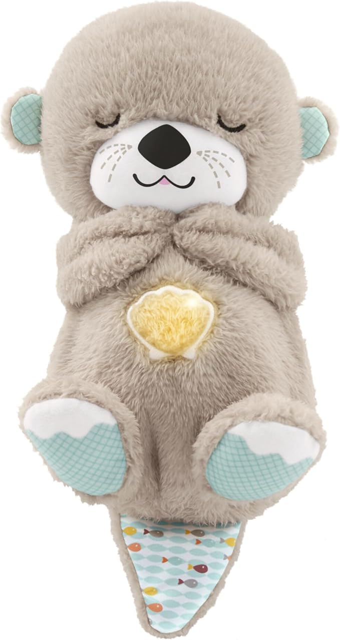 Peluche de nutria musical relajante para bebés