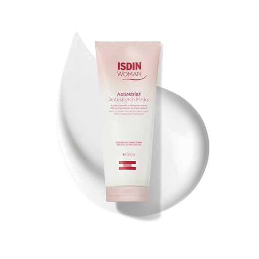 Crema corporal antiestrías ISDIN Woman de 250 ml para el embarazo
