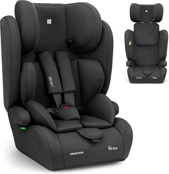 Silla de coche de 76 a 150 cm con arnés de cinco puntos