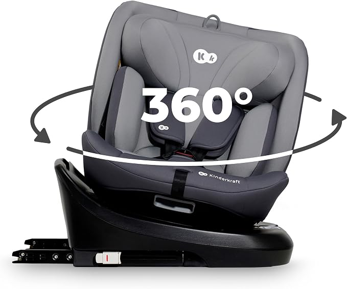 Silla de coche i-Size de 40 a 150 cm con ISOFIX giratoria