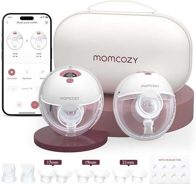 Sacaleches eléctrico manos libres Momcozy M5 Smart con app