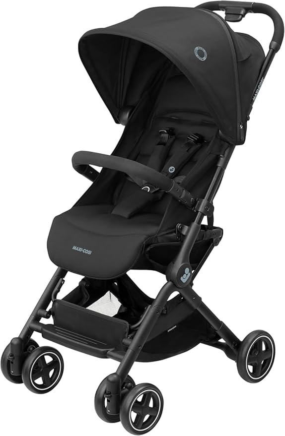 Silla de paseo ligera y compacta con plegado automático y reclinación total
