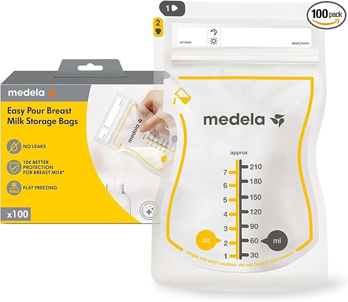 Bolsas de almacenamiento de leche materna Medela Easy Pour de 210 ml