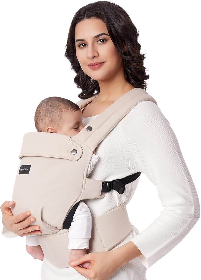 Mochila portabebés ergonómica cómoda y ligera para bebés de 3 a 24 meses