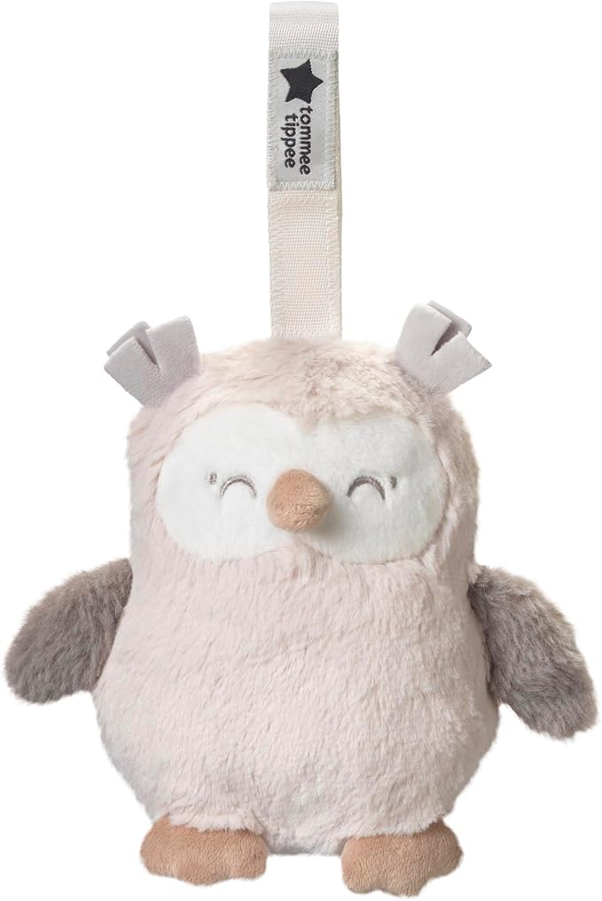 Asistente del sueño de viaje con forma de búho y sensor de llanto