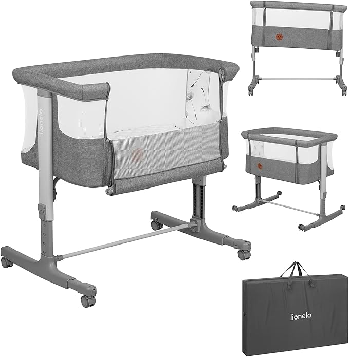 Cuna de colecho 3 en 1 hasta 9 kg con colchón ergonómico y bolsa